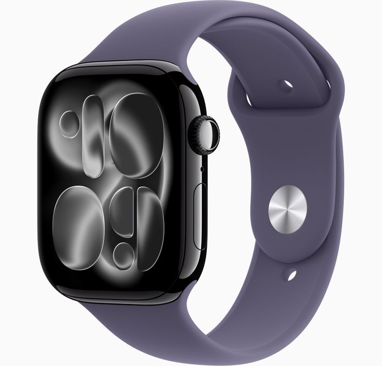 Apple Watch S11 46 Space Gray with Purple Fog band M/L MEW94(MFH14)